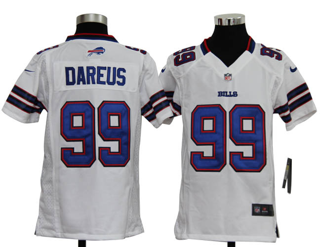 Nike Youth NFL Buffalo Bills Marcell Dareus 99 white Game Jersey